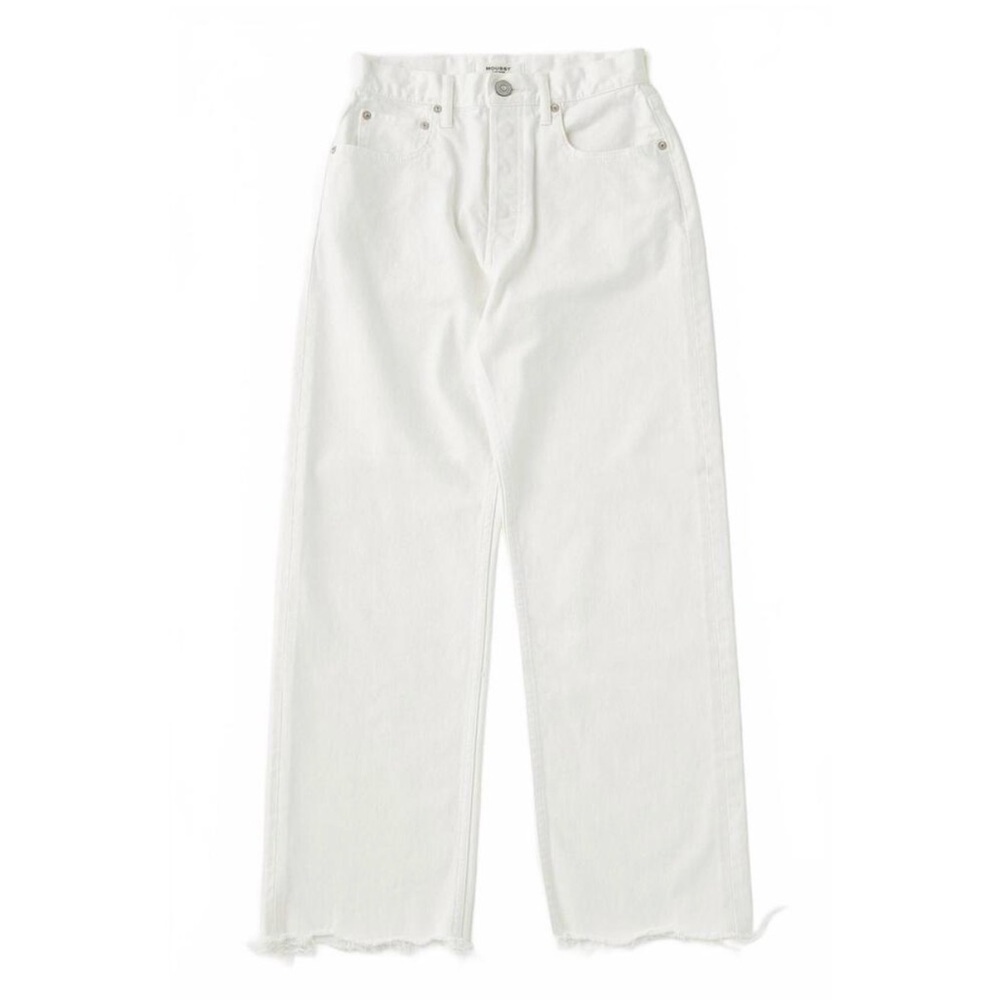 NWT: Moussy Vintage Aurora Wide Straight Crop in White, sz. 27